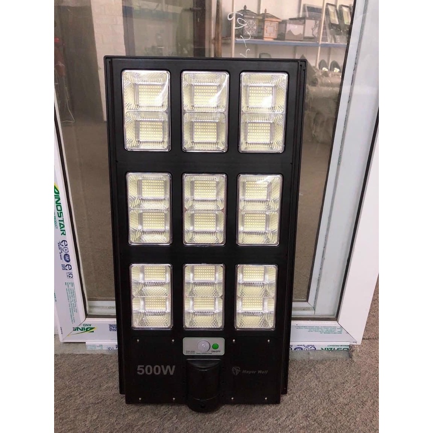 Đèn đường năng lượng mặt trời CX-AT-500 500W Đèn đường liền thể cảm biến chuyển động chống chộm Auto sáng tắt tối tự bật