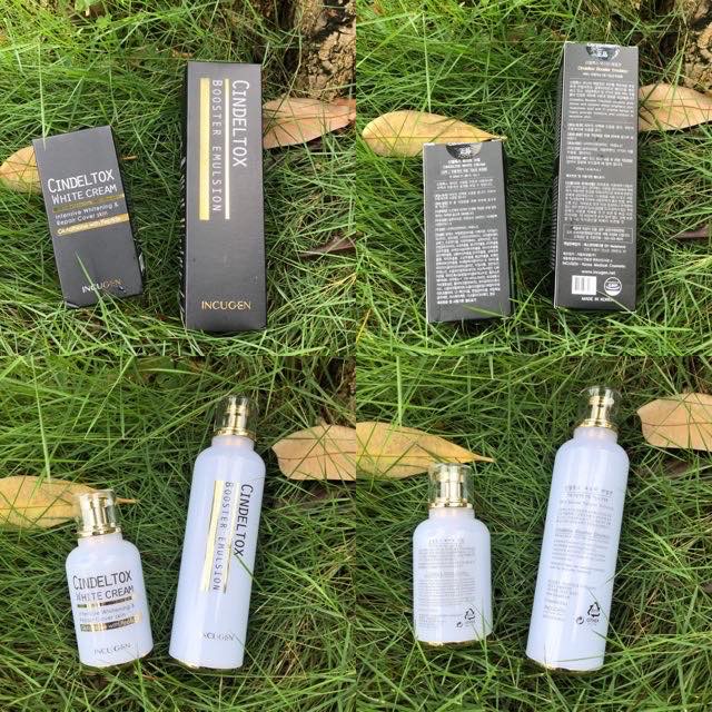 Nhũ tương dưỡng trắng Cindel tox Booster Emulsion 120ml, Kem truyền trắng cindeltox 50ml | BigBuy360 - bigbuy360.vn