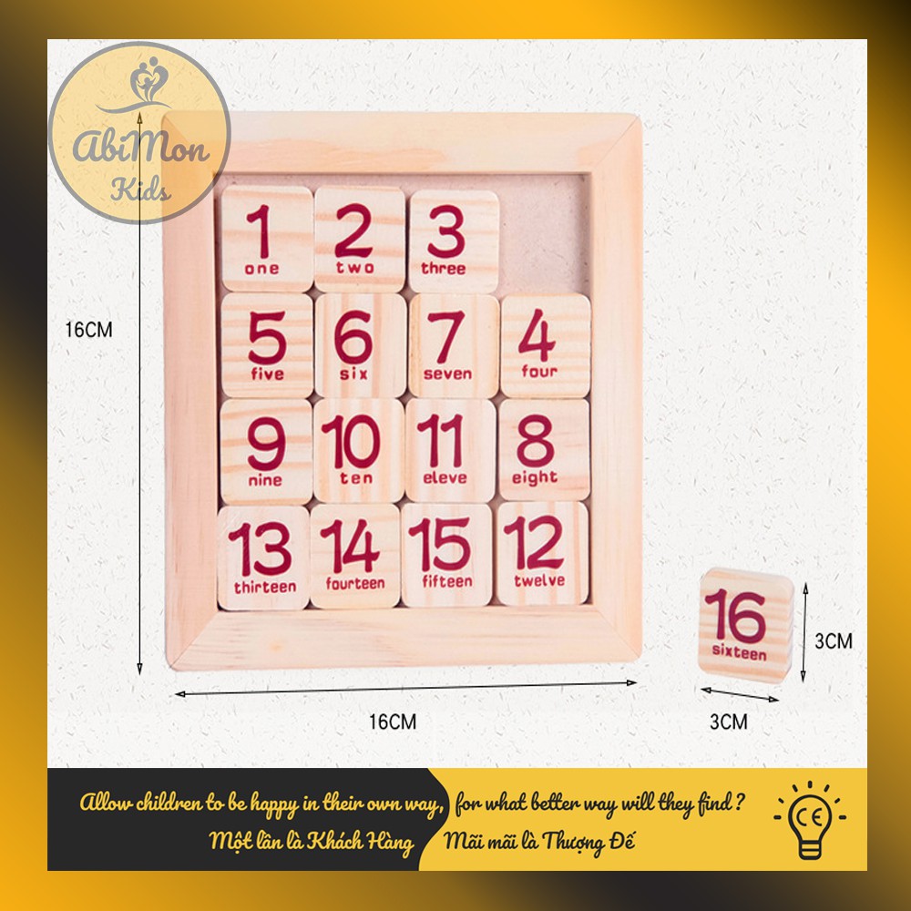 🌻 Bảng Trượt Số Logical Thinking Cho Bé ☘️ Montessori cao cấp ✨