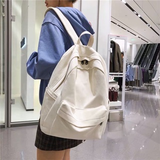 Balo Trơn Ulzzang Hàn Quốc Nam Nữ Thời Trang Basic