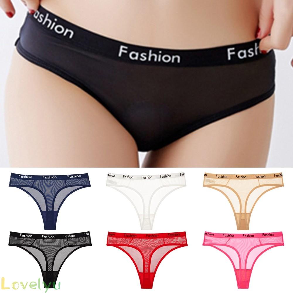 【LOVELYU】Panties Briefs Thong Thong Panties Underwear Comfortable Large Size Sexy Kit New【Good Quality】