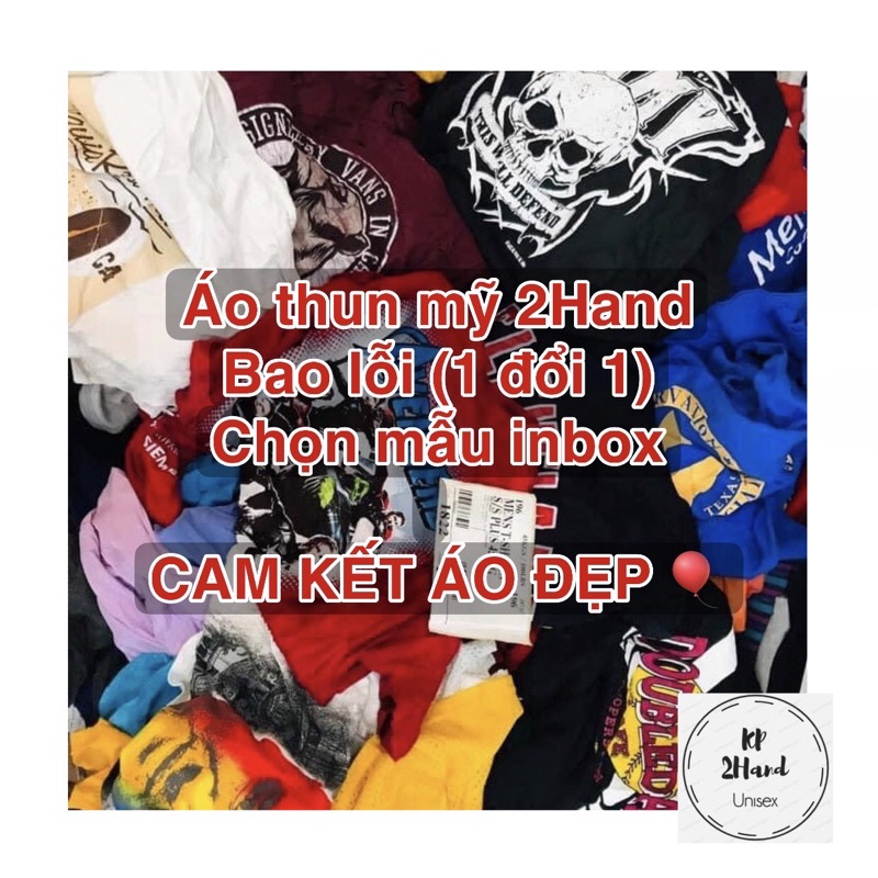 Áo Thun Mỹ 2Hand ⚡ bao lỗi, lỗi 1 đổi 1 ⚡ Hàng VIP vải đẹp. Chọn mẫu inbox