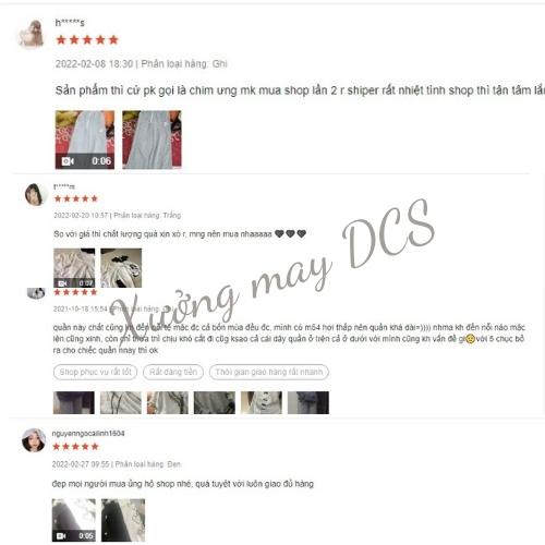 Quần Jogger Bus unisex quần ống xuông có dây rút thêu chữ Xưởng May DCS