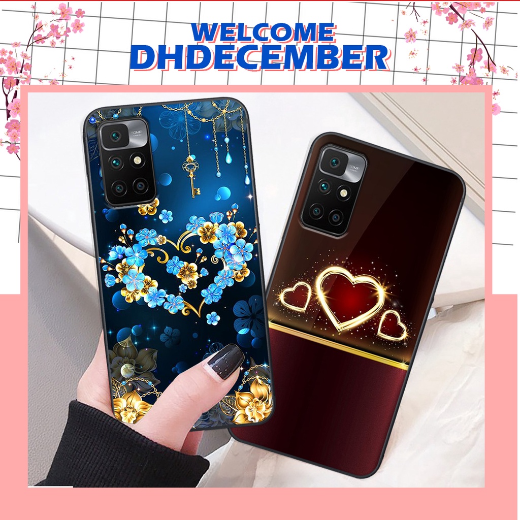 Ốp lưng Xiaomi REDMI 10 in hình hoa tinh tế , mới mẻ DH DECEMBER