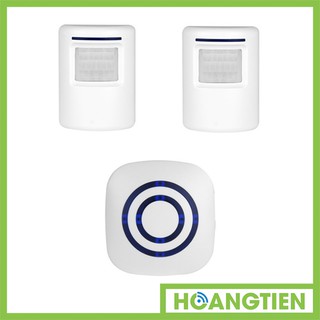 Chuông báo khách không dây 2 cảm biến 1 chuông HT-BK3