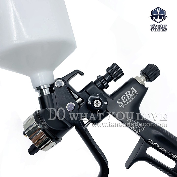 Súng Phun Sơn Seba 8106 1.3 mm - HVLP 600 cc