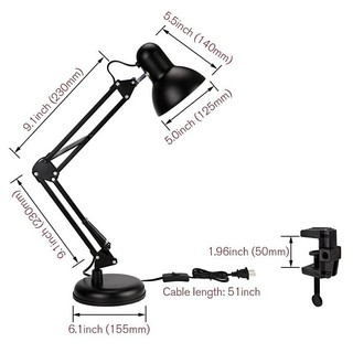 ĐÈN KẸP BÀN DESK LAMP (Không Kèm Bóng)