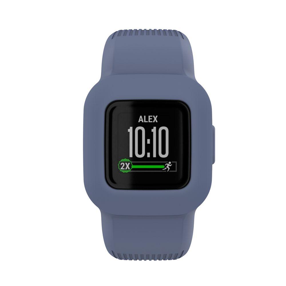 Dây Đeo Thay Thế Bằng Silicone Mềm Màu Trơn Cho Garmin Vivofit JR 3 GarminFit JR3