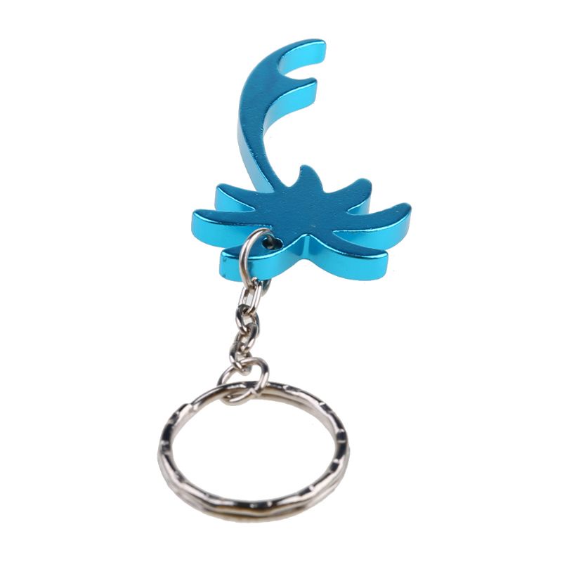 Dụng Cụ Mở Nắp Chai Bia Dạng Cây Cọ Bằng Nhôm Gắn Móc Khóa Tiện Lợi