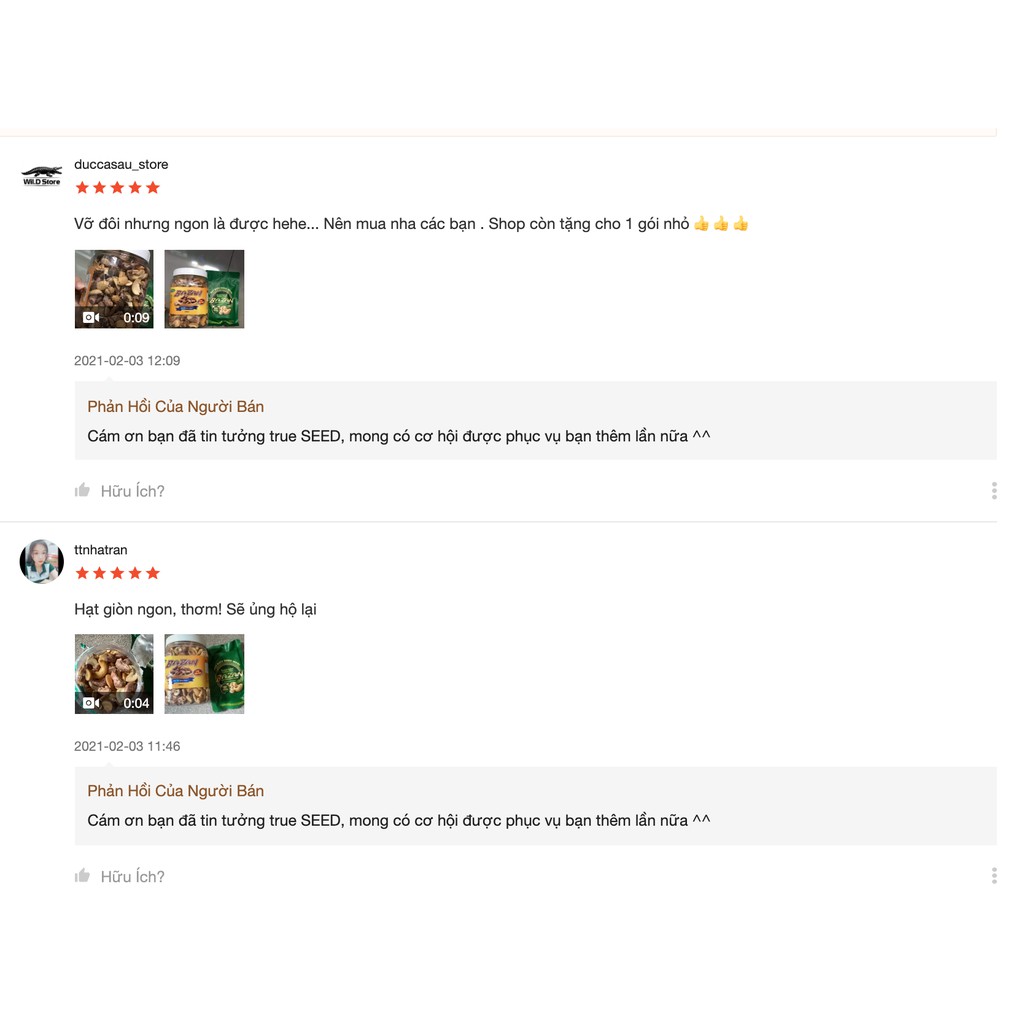Hạt điều vỡ Bình Phước rang muối Bazan 500g loại A vỏ lụa sạch  - [true SEED hcm] | BigBuy360 - bigbuy360.vn