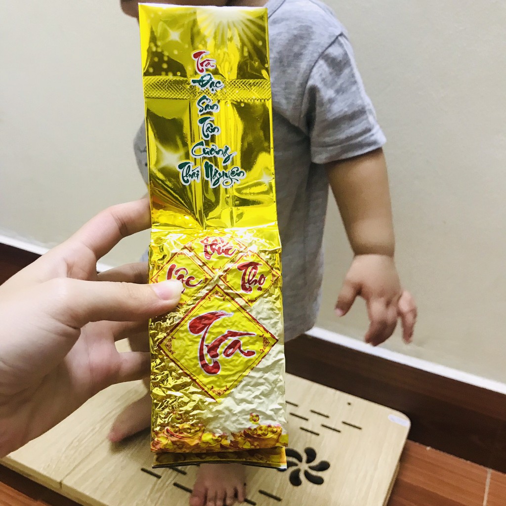 Đặc sàn chè Việt chuẩn 100% Tân Cương - Chè Tân Cương Thái Nguyên 100g vỏ Hoa sen | BigBuy360 - bigbuy360.vn