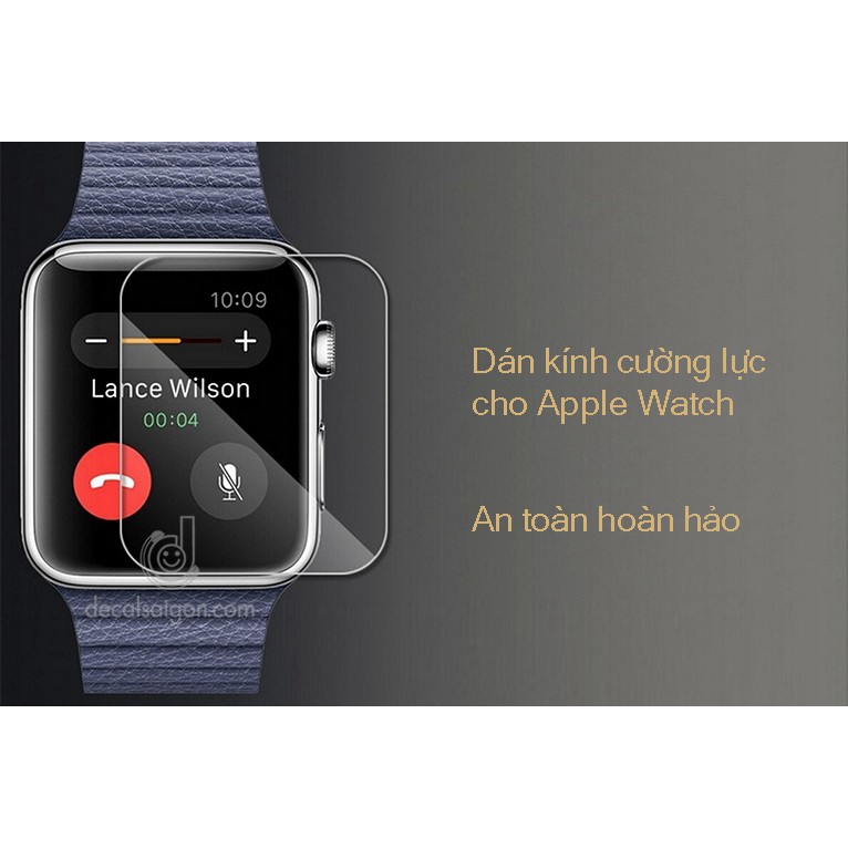 KÍNH CƯỜNG LỰC JCPAL APPLE WATCH siêu mỏng 0,1mm