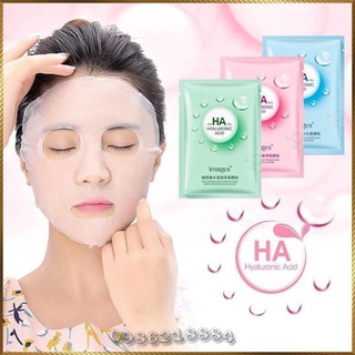 SSs568 Mặt nạ giấy HA Images Bioaqua dưỡng trắng da mụn cấp ẩm thải độc HAI3