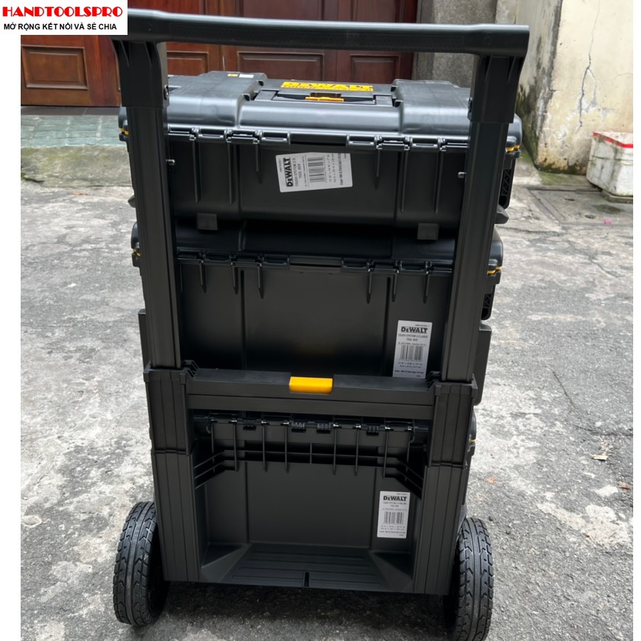Bộ Combo 3 Hộp dụng cụ có xe đẩy  554x500x1150mm Dewalt DWST83402-1