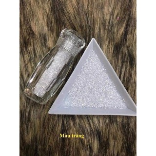 ĐÁ RẮC SIÊU SÁNG TRANG TRÍ NAIL - TRẮNG - MÀU TRẮNG