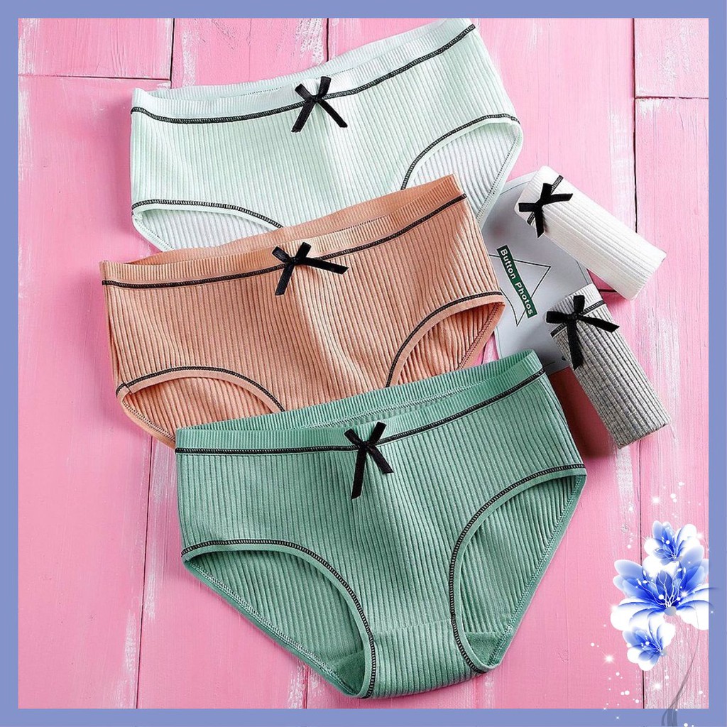 💚FREE SHIP💚QUẦN LÓT NỮ LEN TĂM COTTON KHÁNG KHUẨN NÂNG MÔNG CO DÃN 4 CHIỀU