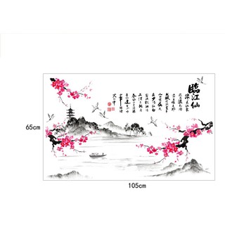 decal dán tường đào