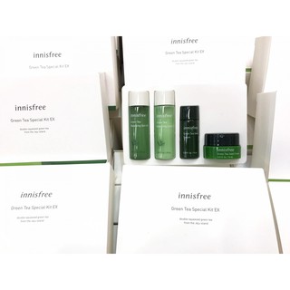 KIT DƯỠNG DA TRÀ XANH INNISFREE GREEN TEA SPECIAL KIT EX 4PCS