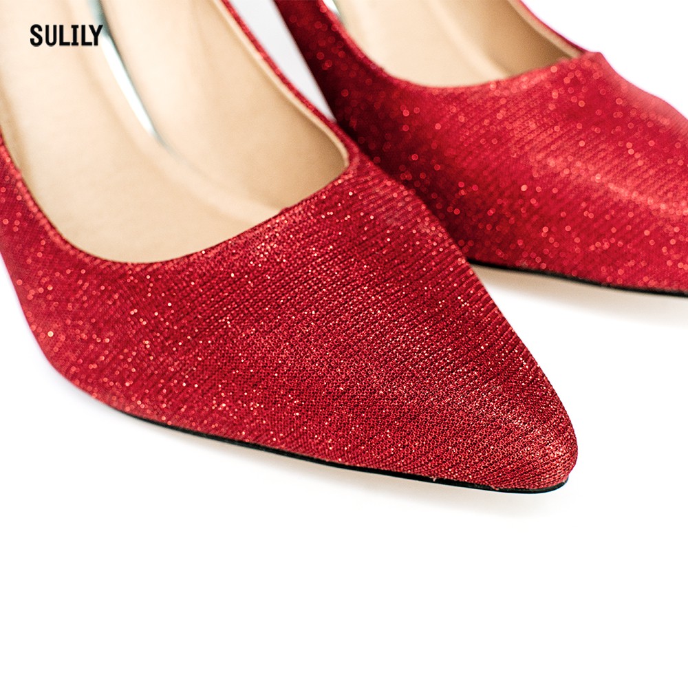 Giày Cao Gót Kim Tuyến Sulily G01-IV17DO