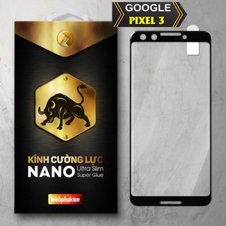 Kính cường lực cho Google Pixel 3 hiệu webphukien