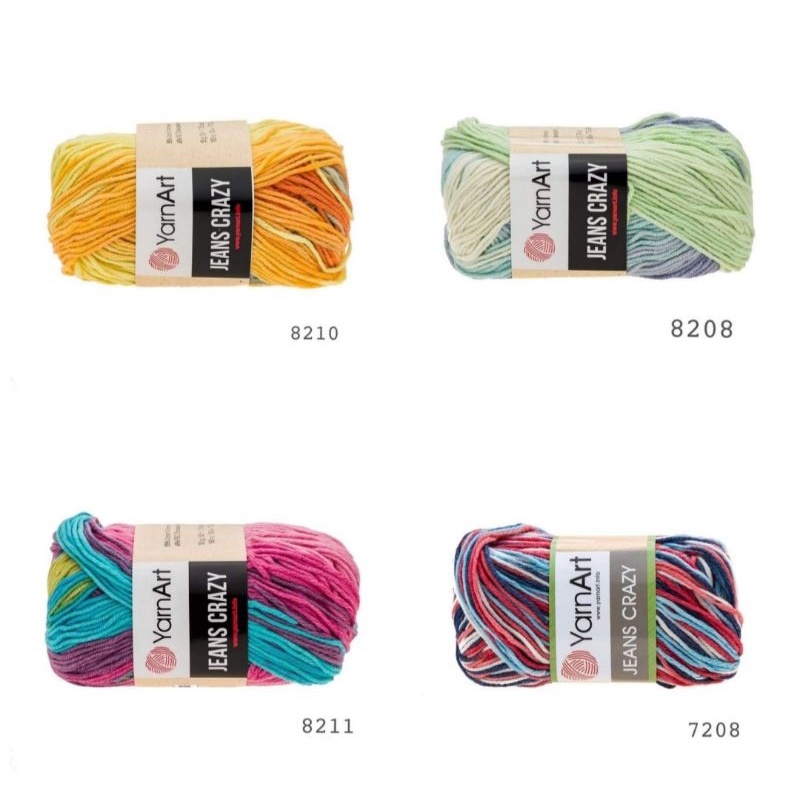 Len Yarnart Jeans Art Crazy Thổ Nhĩ Kỳ 50gr