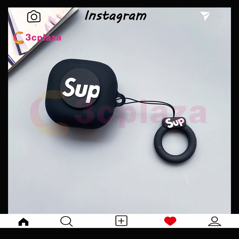 Vỏ bảo vệ hộp sạc tai nghe bằng silicon chống bụi cho Samsung Galaxy Buds Live/ Buds Pro/ Buds 2 SXL03