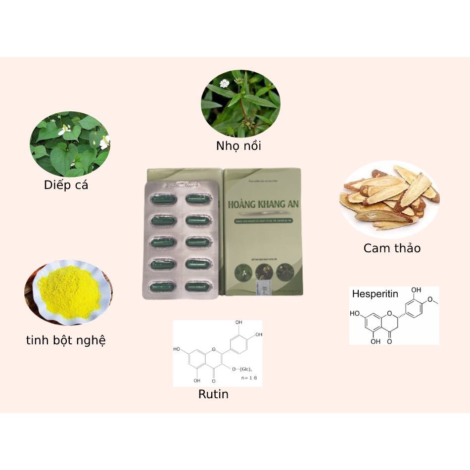 Hoàng Khang An Hộp 30 Viên Hỗ Trợ Cho Người Bị Táo Bón Và Bị Trĩ Lâu Năm