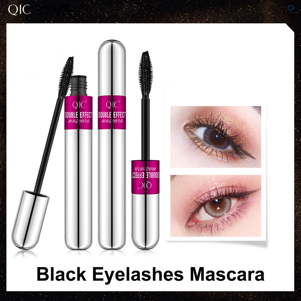 Mascara QIC màu đen chống thấm nước lâu trôi chuốt dày và cong mi với 2 màu khác nhau
 | BigBuy360 - bigbuy360.vn