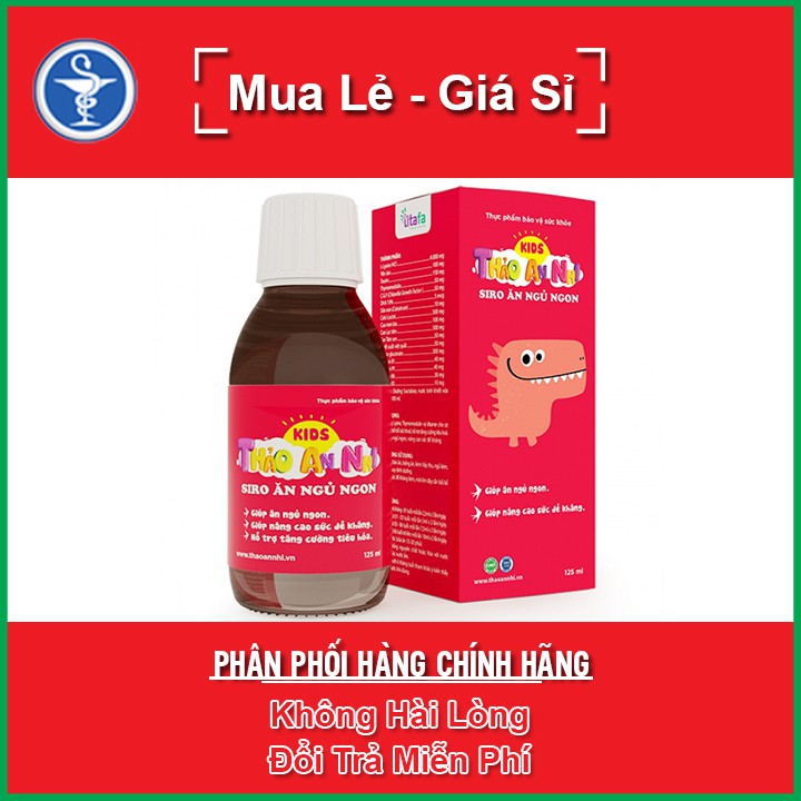 Siro ăn ngủ ngon Thảo An Nhi - Giải pháp dành cho trẻ biếng ăn và ngủ kém Chai 125ml – yespharmacy