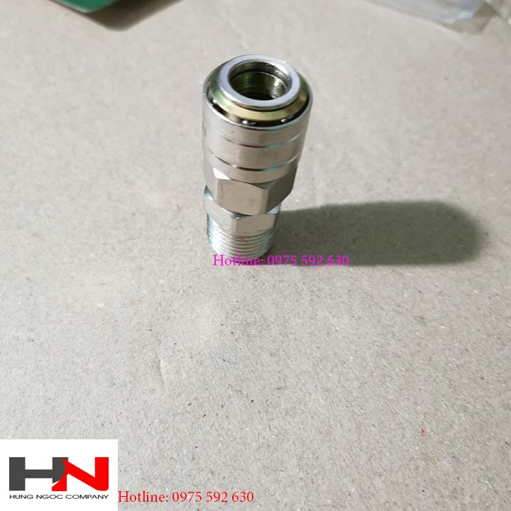 Khớp nối nhanh japan tự động ren ngoài 21mm