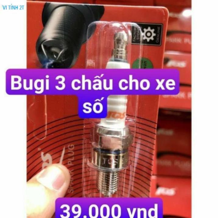 Bugi 3 chấu nhập khẩu hàng TQS cho xe số và tay ga, Bugi 3 chấu nhập khẩu hàng TQS