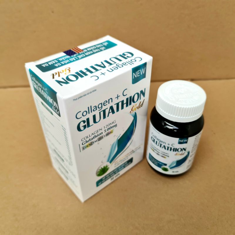 Collagen + C Glutathion Gold cung cấp độ ẩm cho da, làm đẹp da sáng da nám da vàng da chống lão hoá da
