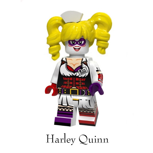 Minifigures nhân vật siêu anh hùng Mẫu Mới Nhất Robin Dr.Strange Harley Quinn