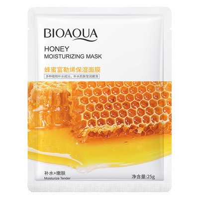 Mặt nạ giấy trái cây dưỡng trắng cấp ẩm giảm mụn mask nội địa cao cấp BIOAQUA 8 vị thiên nhiên