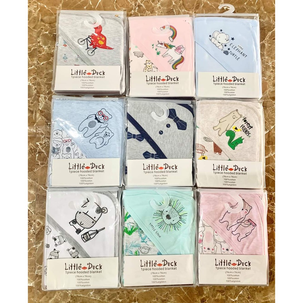 Chăn Ủ Đa Năng Cotton Little duck cho bé