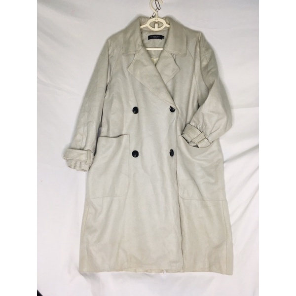 si tuyển áo  dạ  dáng  free  size  dáng  dài màu  xanh xám, cho  dưới  65kg