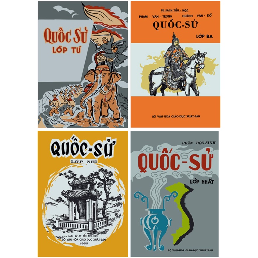 Combo Bộ Sách Quốc Sử (Bộ 4 Cuốn)