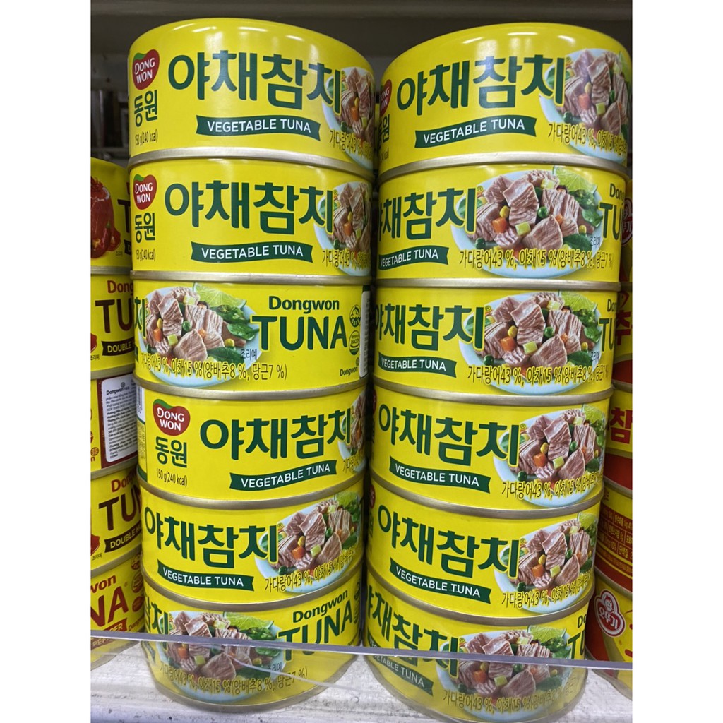 &lt;HOT&gt; Cá ngừ trộn rau củ Dongwon Hàn Quốc 150gr