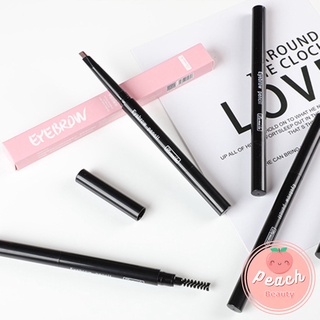 Chì Kẻ Mày Lameila Eyebrow Pencil Vỏ Hồng 2 đầu không thấm nước - Bút kẻ lông mày nội địa Trung 🍑 Peach.Beauty 🍑