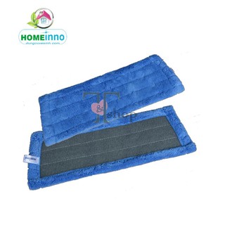 Miếng Lau Nhà San Hô 40cm Thay Thế Kiểu Dán Homeinno Chất Liệu Microfiber