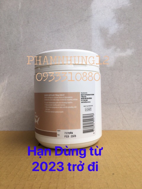 Sụn Cá Mập Healthy Care Shark Catilage 200 viên. | BigBuy360 - bigbuy360.vn