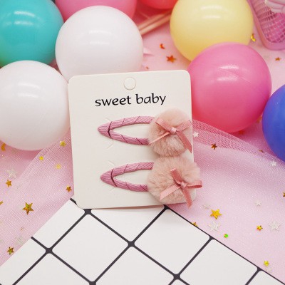 Bộ 2 Kẹp Tóc Đính Nơ Phong Cách Hàn Quốc Cho Nữ