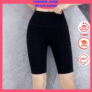 Quần legging thái lửng co giãn 4 chiều, siêu hót