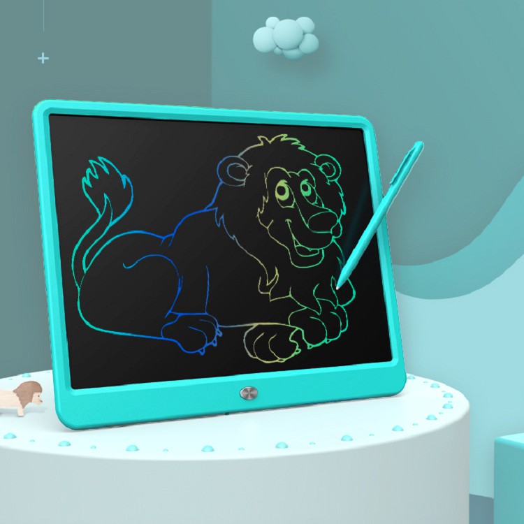 Bảng vẽ máy tính bảng LCD có độ tương phản cao 15 "inch Bảng vẽ đầy màu sắc, Món quà giáo dục sớm cho trẻ em