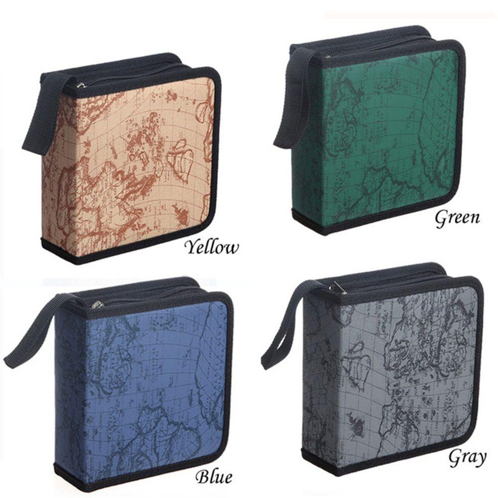 SHOUHOU Túi Đựng Đĩa CD DVD Giữ 40/80 đĩa Tiện Dụng Chống Tĩnh điện Bảo Vệ Khỏi Sự Tích Tụ Bụi Bẩn