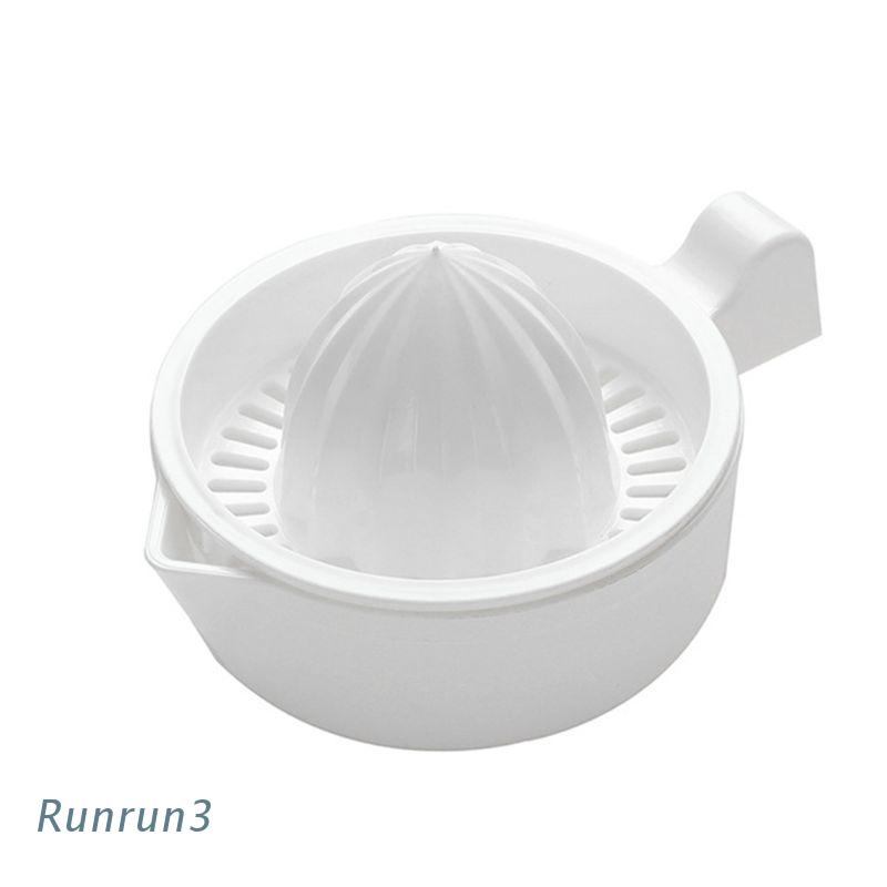 Dụng cụ vắt nước cam chanh bằng nhựa hai lớp mini có tay cầm tiện dụng