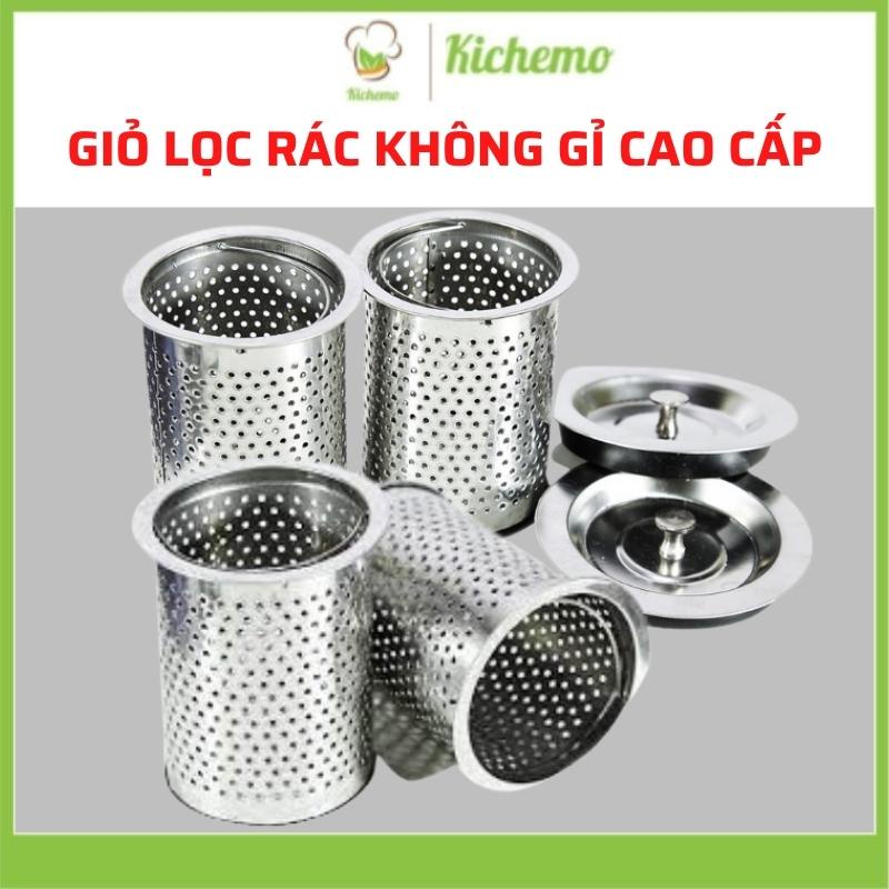 Rổ lọc rác Khay chặn rác cao cấp không han gỉ cho bồn rửa chén bát