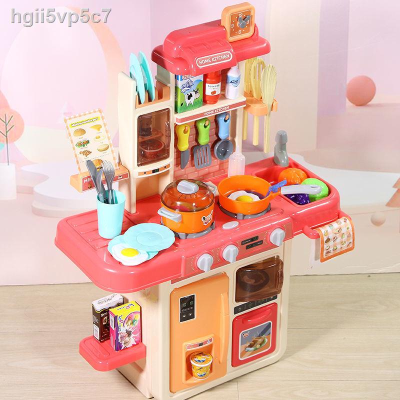 Nhà bếp mini có thể nấu ăn đồ chơi cho trẻ em trò mô phỏng dùng 9 bé trai và gái đều làm được