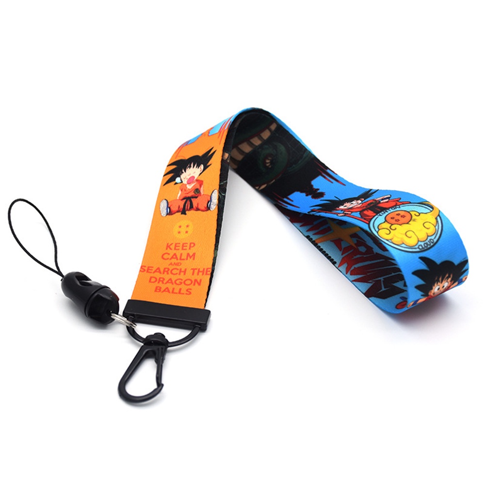 Dây đeo thẻ ID họa tiết hoạt hình Dragon Ball dành cho học sinh