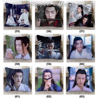 [CÓ IN THEO YÊU CẦU] Gối in hình Trần Tình Lệnh - Ma đạo tổ sư - Tiêu Chiến - Vương Nhất Bác 2 mặt